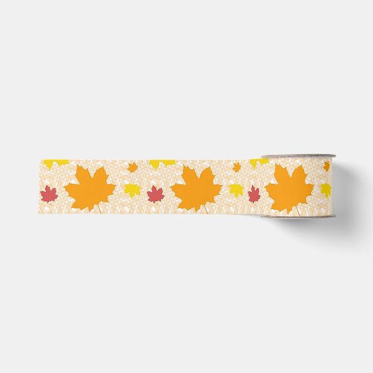 Herfstbladeren lint (Voorkant)