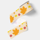 Herfstbladeren lint (Achterkant)