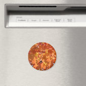 Herfstbladeren magneten Herfst kunst Oranje Boom B (Insitu (Vaatwasser))