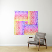 Herfstbladeren Mandala Art Hippie Tapestry Weave Wandkleed (In Situ (horizontaal))