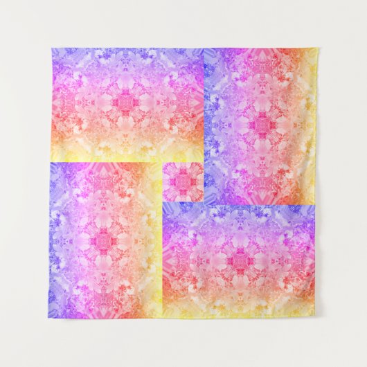 Herfstbladeren Mandala Art Hippie Tapestry Weave Wandkleed (Voorkant)