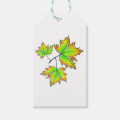 Herfstbladeren Maple Leaf Cadeaulabel (Voorkant)