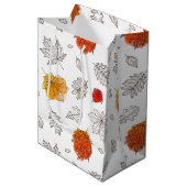 Herfstbladeren Medium Cadeauzakje (Voorkant Gekanteld)