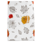 Herfstbladeren Medium Cadeauzakje (Achterkant)