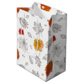 Herfstbladeren Medium Cadeauzakje (Achterkant Gekanteld)