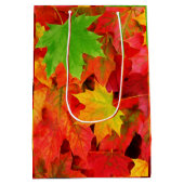 Herfstbladeren Medium Cadeauzakje (Achterkant)