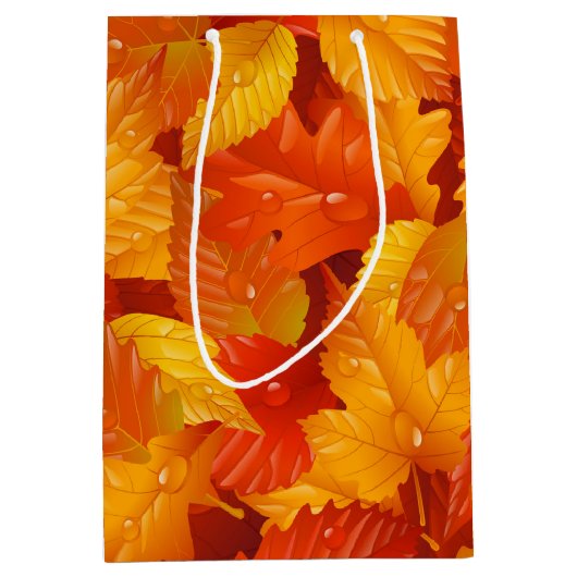 Herfstbladeren Medium Cadeauzakje (Voorkant)