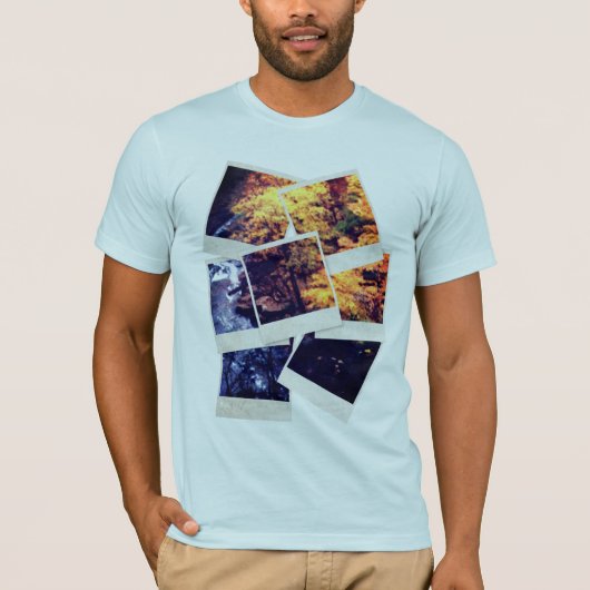 Herfstbladeren met rivier t-shirt (Voorkant)
