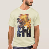 Herfstbladeren met rivier t-shirt (Voorkant)