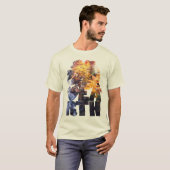 Herfstbladeren met rivier t-shirt (Voorkant volledig)