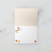 HERFSTBLADEREN METSONTE POT TROUWBRIEFKAART BEDANK BEDANKKAART (Binnen)