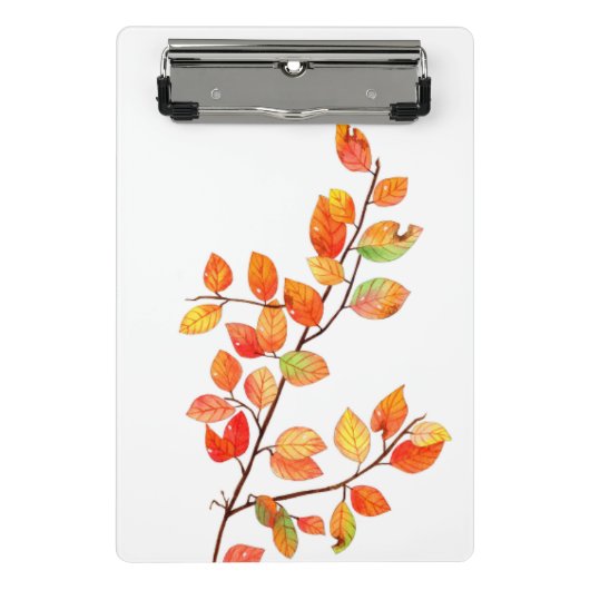Herfstbladeren Mini Klembord (Voorkant)