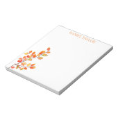 Herfstbladeren Minimal Notitieblok (Linkerzijde)