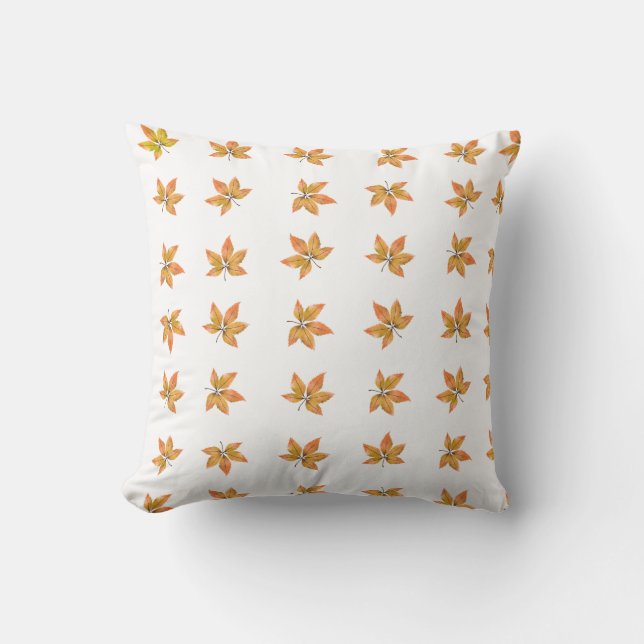 Herfstbladeren Modern Boerderijherfst Decoratie Kussen (Voorkant)