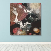Herfstbladeren Moderne Kunst Canvas Afdruk (Insitu (Houten vloer))