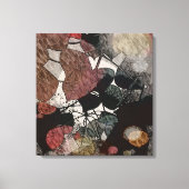 Herfstbladeren Moderne Kunst Canvas Afdruk (Voorkant)