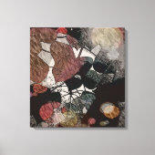 Herfstbladeren Moderne Kunst Canvas Afdruk (Voorkant)
