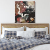 Herfstbladeren Moderne Kunst Canvas Afdruk (Insitu (Slaapkamer))