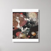 Herfstbladeren Moderne Kunst Canvas Afdruk (Voorkant)