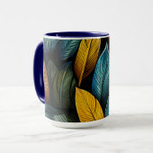 Herfstbladeren - mok (Voorkant links)