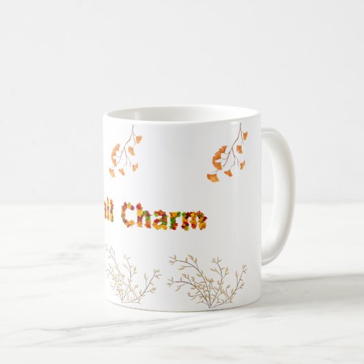 Herfstbladeren mok (Voorkant rechts)