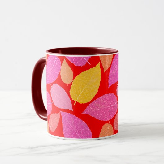 Herfstbladeren. Mok (Voorkant links)