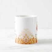 Herfstbladeren Monogram Initiaal K Koffiemok (Center)