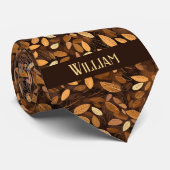 Herfstbladeren Monogram Stropdas (Opgerold)