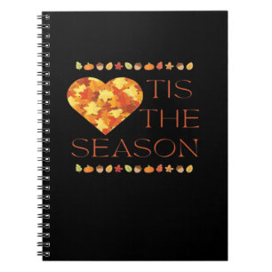 Herfstbladeren Mooie Herfst Grafische Thanksgiving Notitieboek