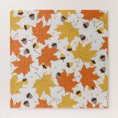 Herfstbladeren,  naadloos design. legpuzzel (Verticaal)