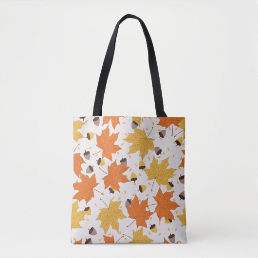 Herfstbladeren,  naadloos design. tote bag (Voorkant)