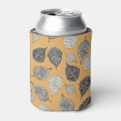 Herfstbladeren, naadloos  patroon. blikjeskoeler (Blikje Voorkant)