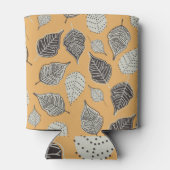 Herfstbladeren, naadloos  patroon. blikjeskoeler (Achterkant)