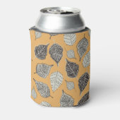 Herfstbladeren, naadloos  patroon. blikjeskoeler (Blikje Achterkant)