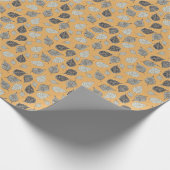 Herfstbladeren, naadloos  patroon. cadeaupapier (Hoek)