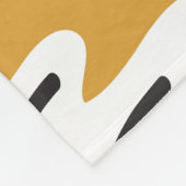 Herfstbladeren  naadloos patroon fleece deken (Hoek)