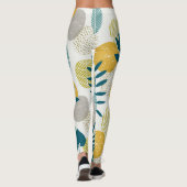 Herfstbladeren,  naadloos patroon. leggings (Achterkant)