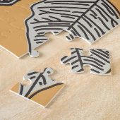 Herfstbladeren, naadloos patroon. legpuzzel (Zijkant)