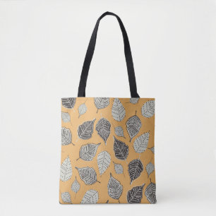 Herfstbladeren, naadloos  patroon. tote bag