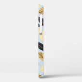 Herfstbladeren: naadloze blauwe achtergrond Case-Mate iPhone case (Achterkant / Links)