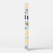 Herfstbladeren: naadloze blauwe achtergrond Case-Mate iPhone case (Achterkant / Rechts)