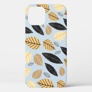 Herfstbladeren: naadloze blauwe achtergrond Case-Mate iPhone case