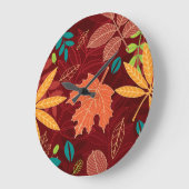 Herfstbladeren: naadloze Natuur Grote Klok (Hoek)