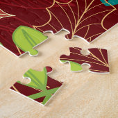 Herfstbladeren: naadloze Natuur Legpuzzel (Zijkant)