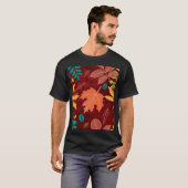 Herfstbladeren: naadloze Natuur T-shirt (Voorkant volledig)