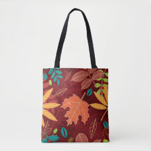 Herfstbladeren: naadloze Natuur Tote Bag