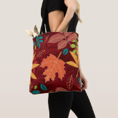 Herfstbladeren: naadloze Natuur Tote Bag (Dichtbij)