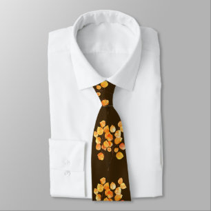 Herfstbladeren Necktie – Waterverf Herfst Mode Stropdas