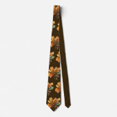 Herfstbladeren Necktie – Waterverf Herfst Mode Stropdas (Voorkant)