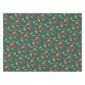 Herfstbladeren Noten Kastanjes Patroon Elegante He Tafelkleed (Voorkant (Horizontaal))